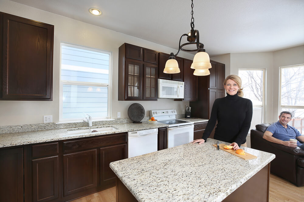 Nhance after picture of remodeled kitchen